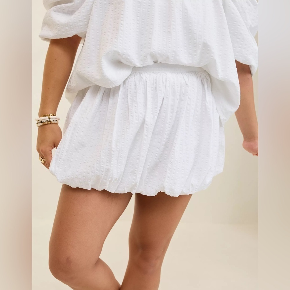 NWT Aerie Seersucker Bubble Mini Skirtxs,S,M,L,XL